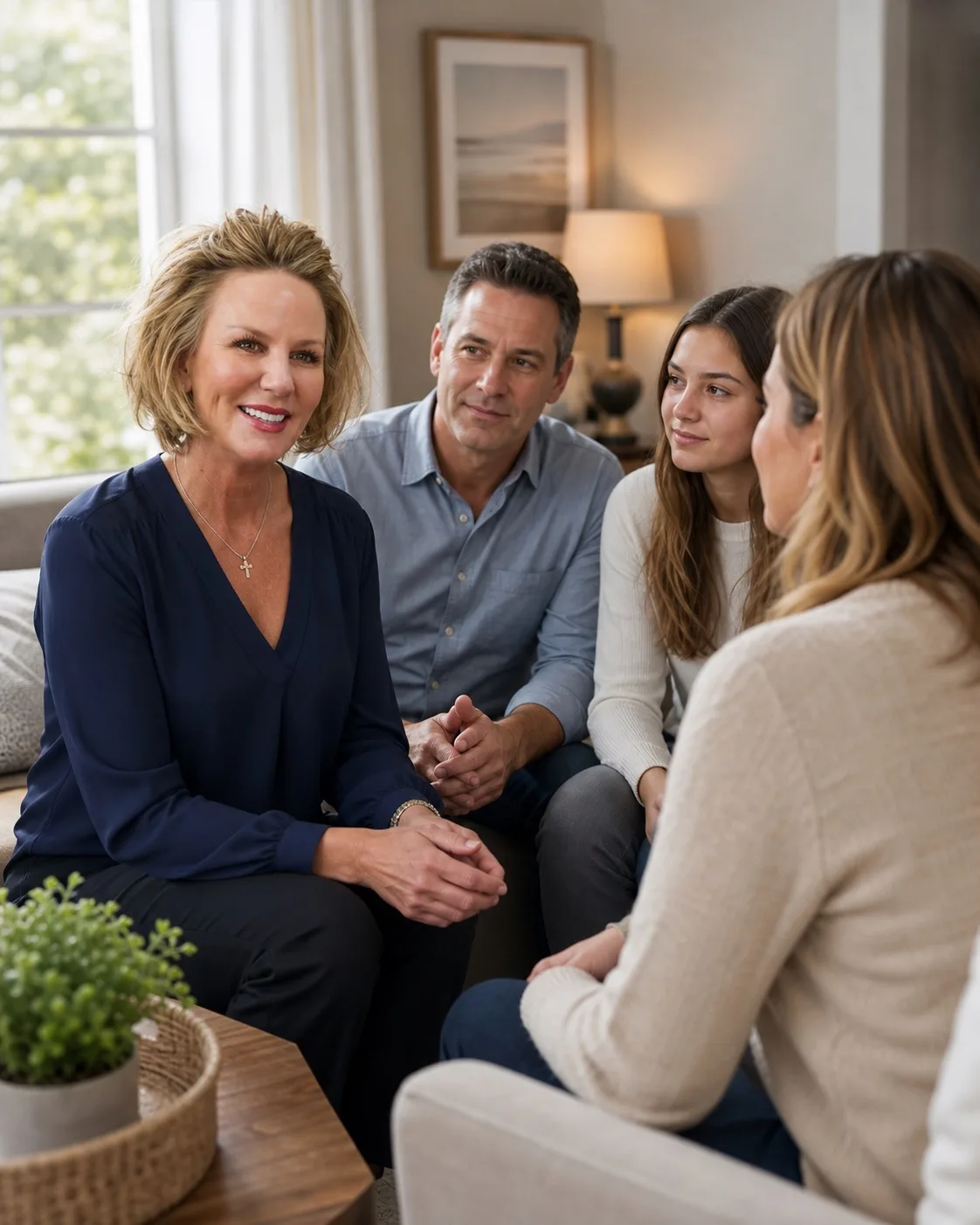 A family-centered consultation in progress